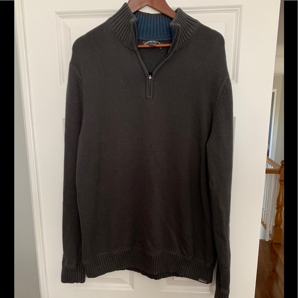Eddie Bauer 3/4 zip sweater